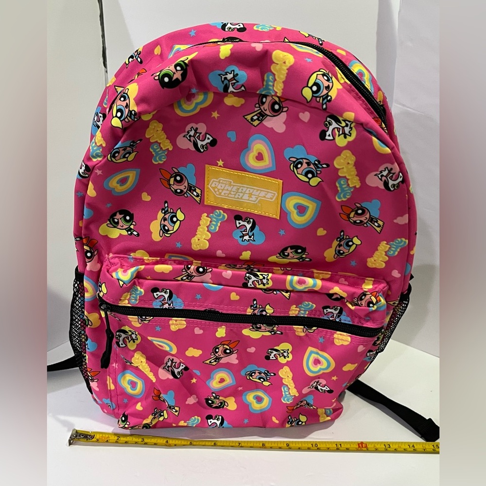 Powerpuff Girls Cartoon Character Backpack NWT